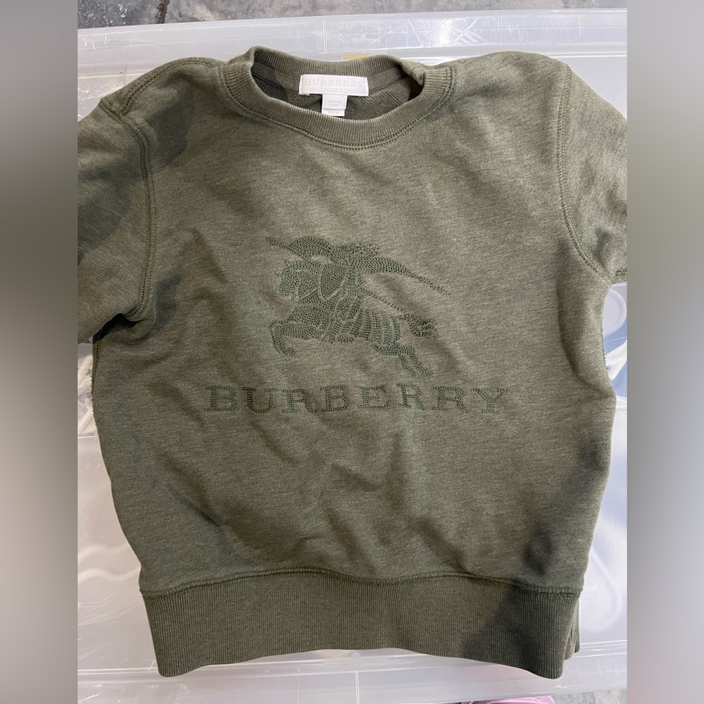 Boys Burberry Crewneck